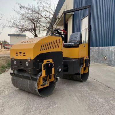 New Type Hydraulic Double Drum 1/1.5/2 Ton Ride on Vibratory Road Roller