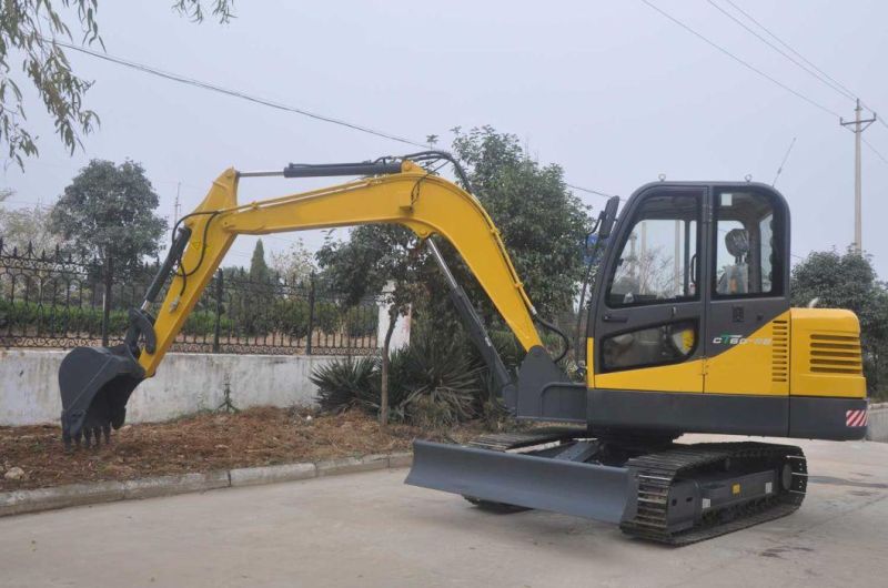 China Suppliers Ce 6tons Mini Yanmar Engine Crawler Excavator