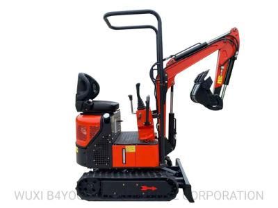 Rdt-10 Factory Price Swing Boom 850kg Mini Digger Excavator Bagger Pelle 0.6ton 0.8ton 1ton 1.5 Ton