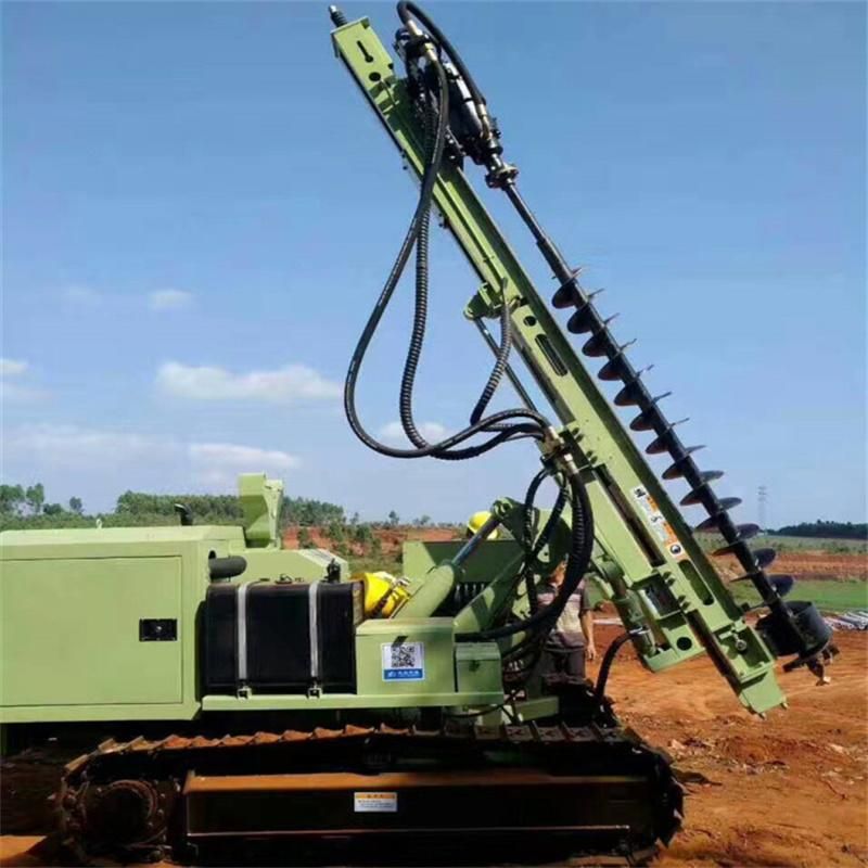 New Condition Solar Ground Screw Drilling Rig Machine