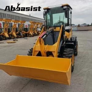 Abbasist brand new High Quality Zl15 1.5 ton raw material chargeuse mini wheel loader radlader