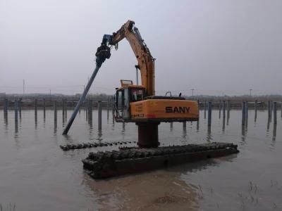 IDE Grip Sheet Pile Vibro Hammer Excavator Mounted Hydraulic Piling Hammers Hydraulic Hammer