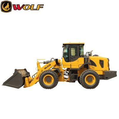 Wolf Brand New Wl938 Diesel Large Wheel Loader for Construction with Optional Cummins Engine