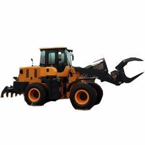 Heavy Duty AL30 3Ton Wheel Loader Ripper Log grappleLog grabWith Various Attachments And Quick Hitch Supply