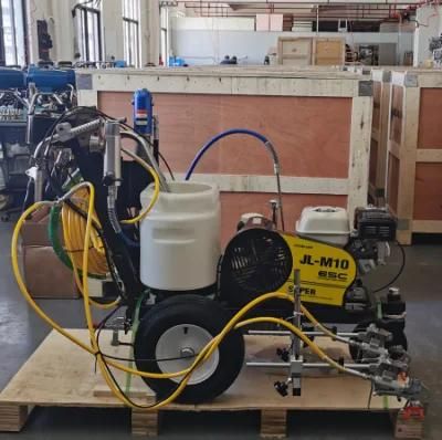 Airless Line Painting Machines with Piston Pump and Gasoline Power Units for Road Line Marking