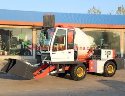 1.6 Cbm Chinese Factory Self Load Concrete Mixer Construction Machine