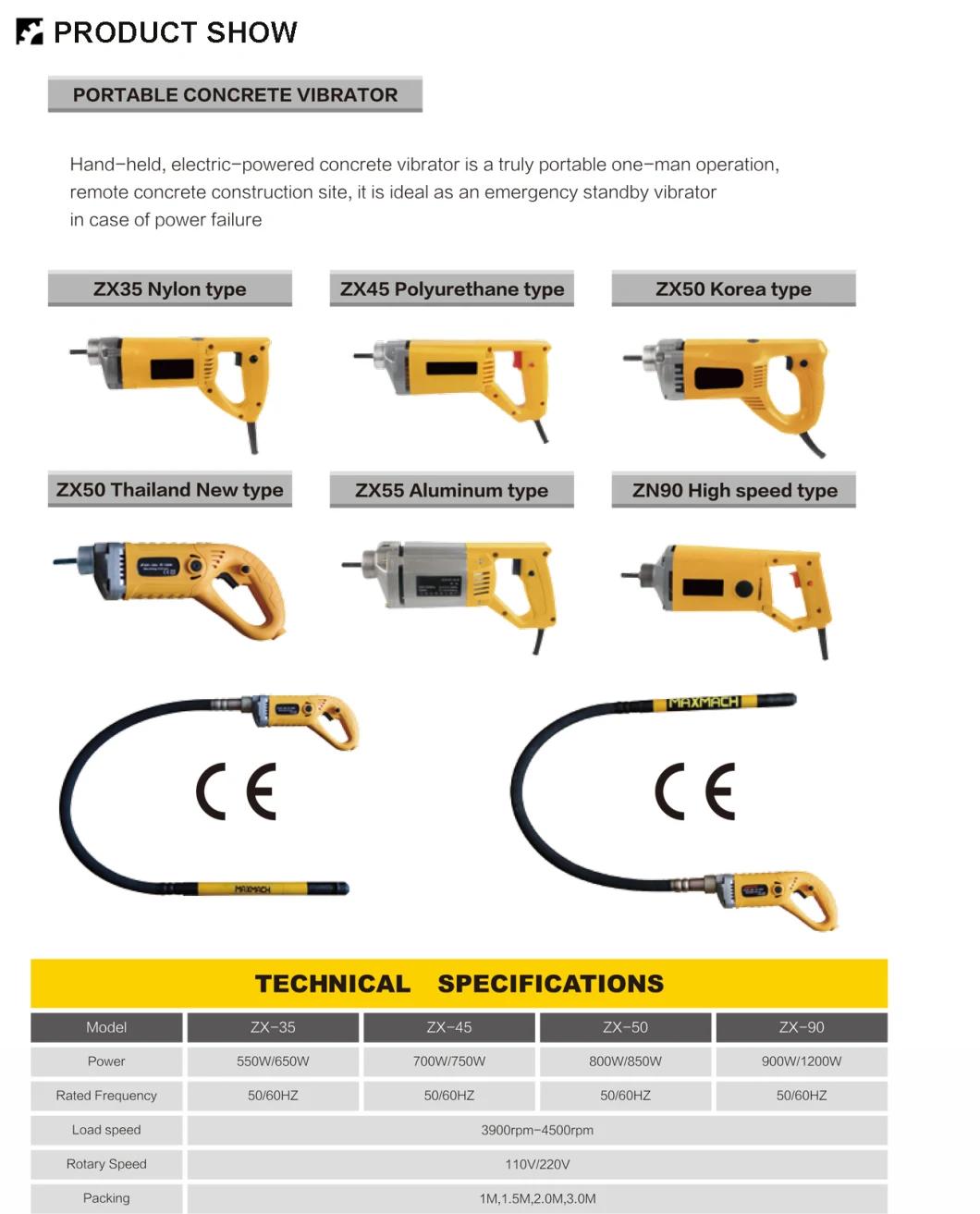 Hand Held Concrete Vibrator with Ce Certification