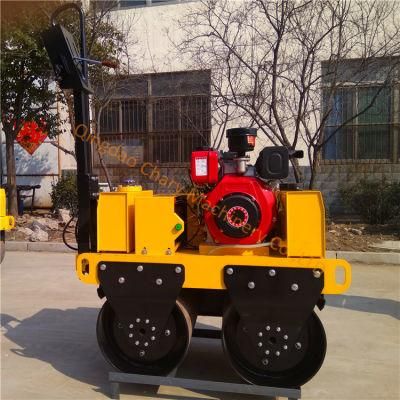 Vibratory Walking Type Double Steel Wheel Road Roller