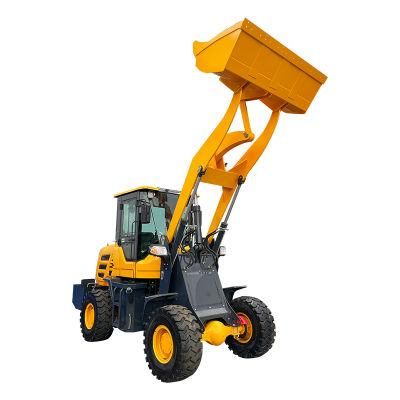 Mini/Small Front End Skid Steer Telescopic Hydraulic Transmission Shovel Radlader 1.8t Mini Wheel Loader for Sale