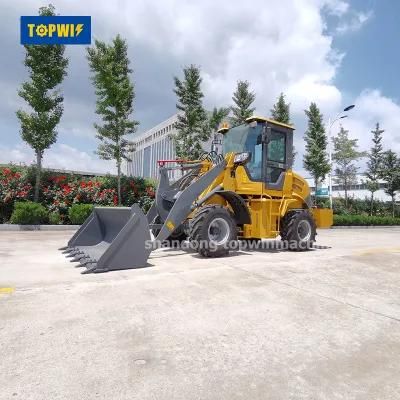 Smallest Turning Radius Rops Fops Mini Wheel Loader with CE EPA