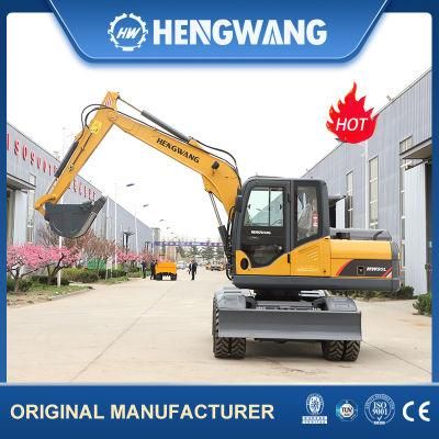 Construction Machinery Four Wheel Drive Hydraulic Excavator for Ireland