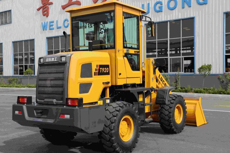 T920 Lugong Rated Loading 1~3 Ton Small Wheel Loader for Sale