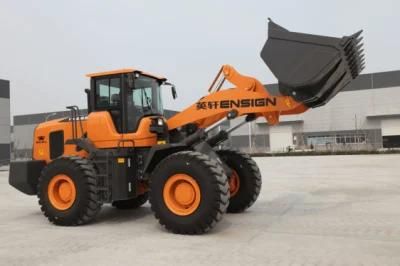 Ensign Brand 5 Ton Front Wheel Loader Yx655 with Weichai Engine and Mechanical Control
