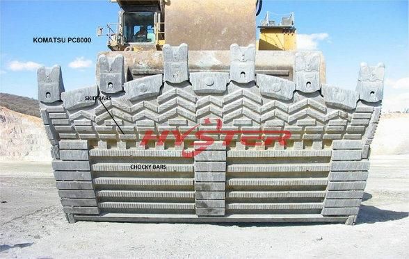 725bhn Cast White Iron Chockblocks CB65, 240X65X15/8mm Bimetal Material with Weldable Mild Steel