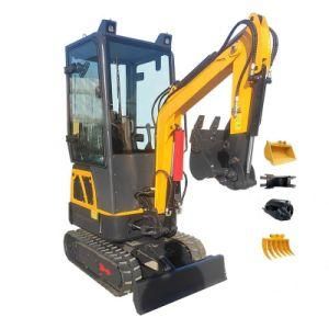 Cheap Hydraulic Farm Machinery 1 Ton Model10 1000kg Mini Crawler Digger Excavator