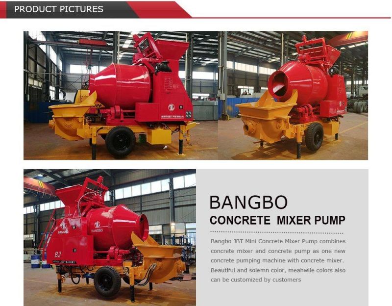 Bangbo Concrete Mixer Machine Drum Type Truck Mounted Pump