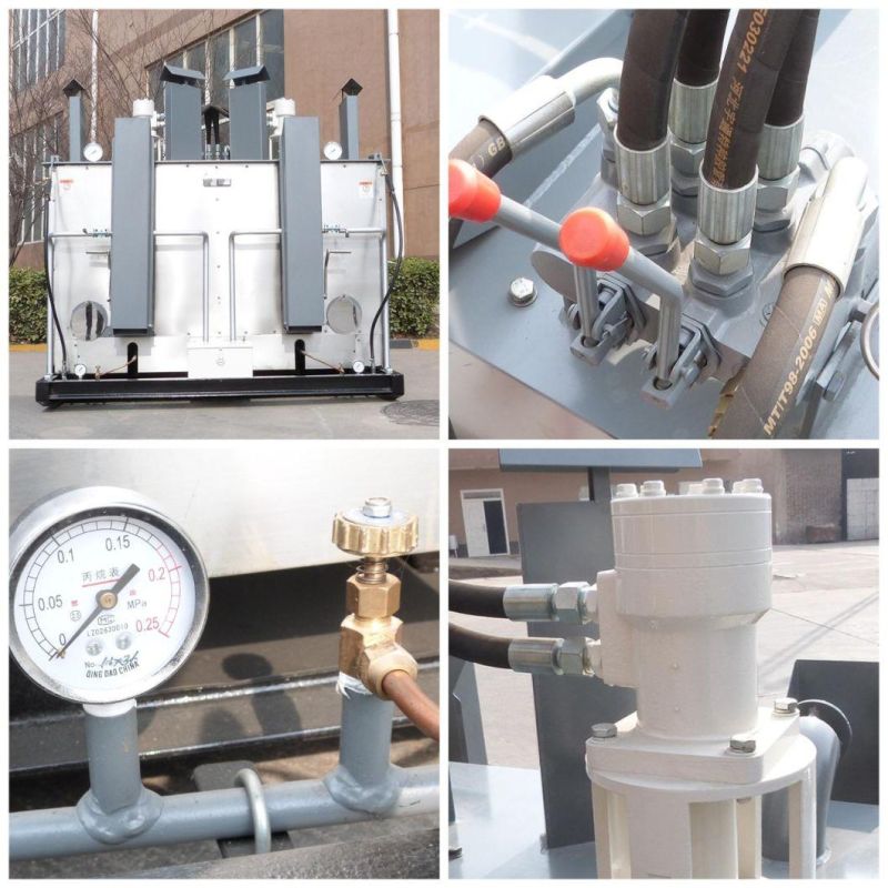 Hydraulic Duoble-Cylinder Gas Heating Pre-Heater for Road Marking Construction