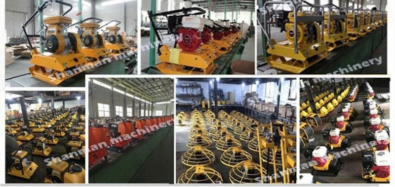 Gasoline Reversable Plate Compactor Clutch Manual Vibrating Earth Compactor