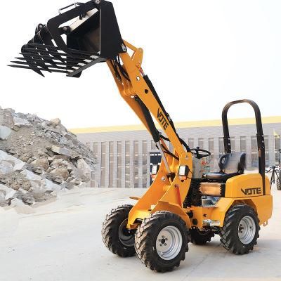 Small Loader Cheapest Articulated Mini Wheel Loader for Sale