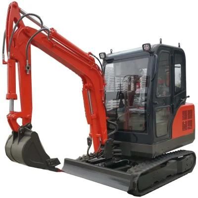 Chinese 3 Ton Hydraulic Crawler Digger Mini Excavator