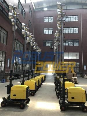 Outdoor Portable Light Plant Machine Mobile Lighting Tower