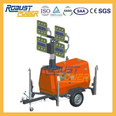 Kubota Diesel Emergency Outdoor Mobile LED Lighting Tower