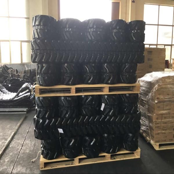 250mm Wide Rubber Track Excavator Spare Parts