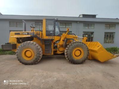 Used Komatsu Wa470 Wheel Loader with Whole Hydraulic Transmission System in Good Condition