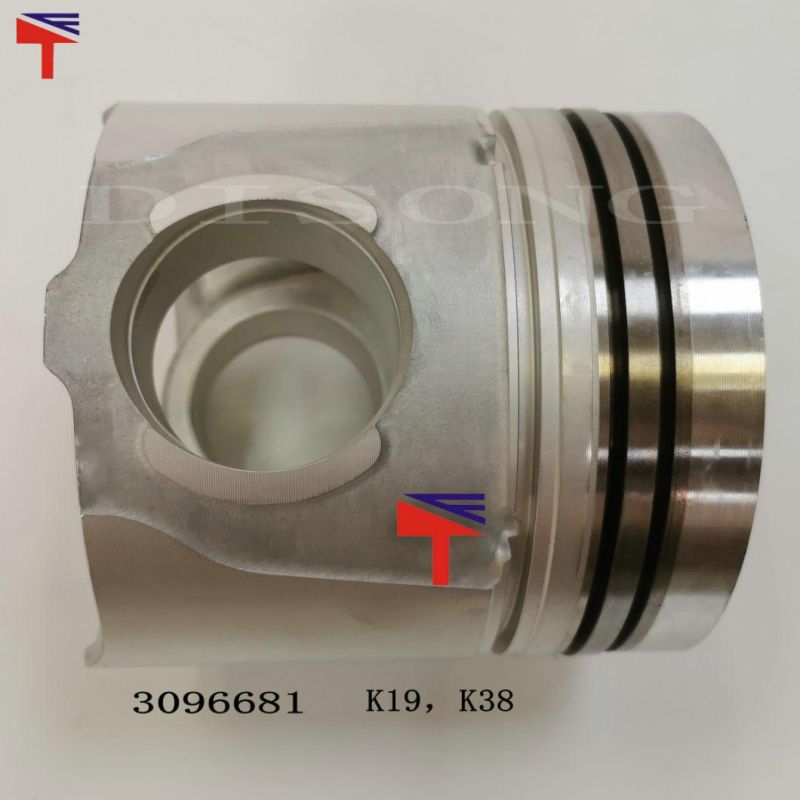 High-Performance Diesel Engine Engineering Machinery Parts Piston 3096881 for Engine Parts K19 K38 Generator Set