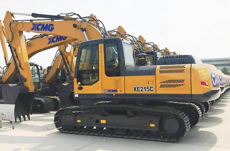 XCMG Official Xe215c 21ton Bucket Excavator for Sale