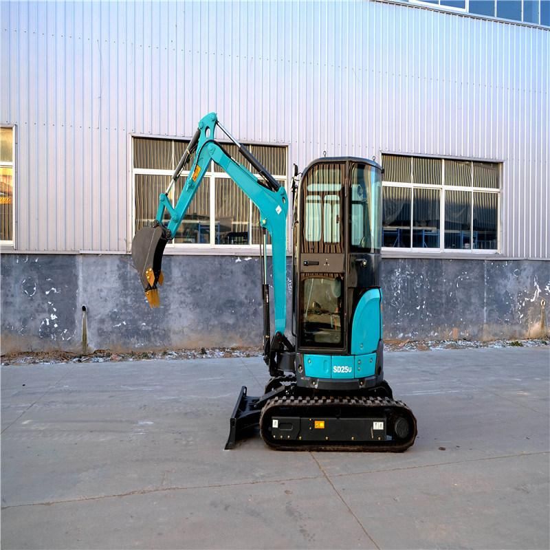 Shanding Excavator Construction Machinery Mini Digger Mini Excavators 2.5ton