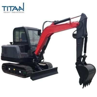 Chinese brand TIATN 4.5 ton mini crawler excavator for sale