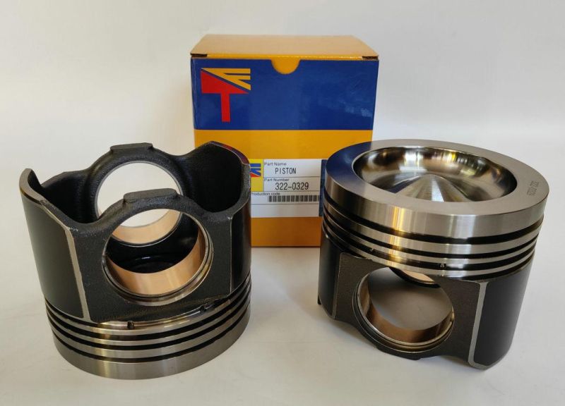 High-Performance Diesel Engine Engineering Machinery Parts Piston 322-0329 for Excavator Parts E345c E345D Engine Parts C13 Generator Set