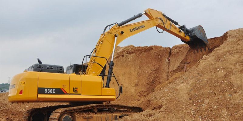 China Factory 35ton 1.6/1.9cbm Bucket Large Excavators