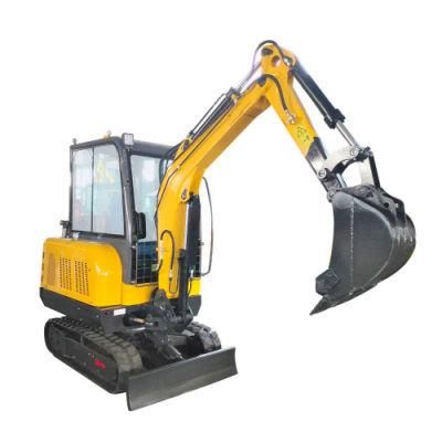 2.5 T Hydraulic Excavator /Excavator Machine/Mini Digger with Arm Deflection and Extendable Track