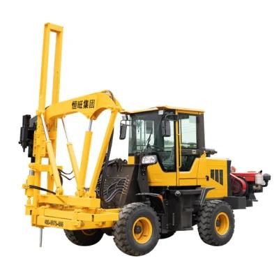 Hydraulic Pile Driver Hammer Vibratory Guardrail Post Driver Machine