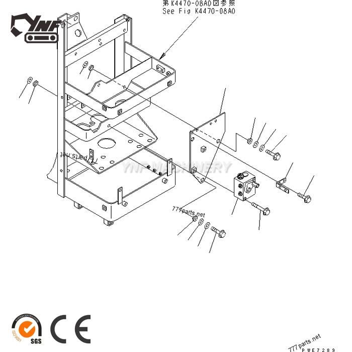 Valve Block 421-43-27401 Genuine valve for Wa380-3