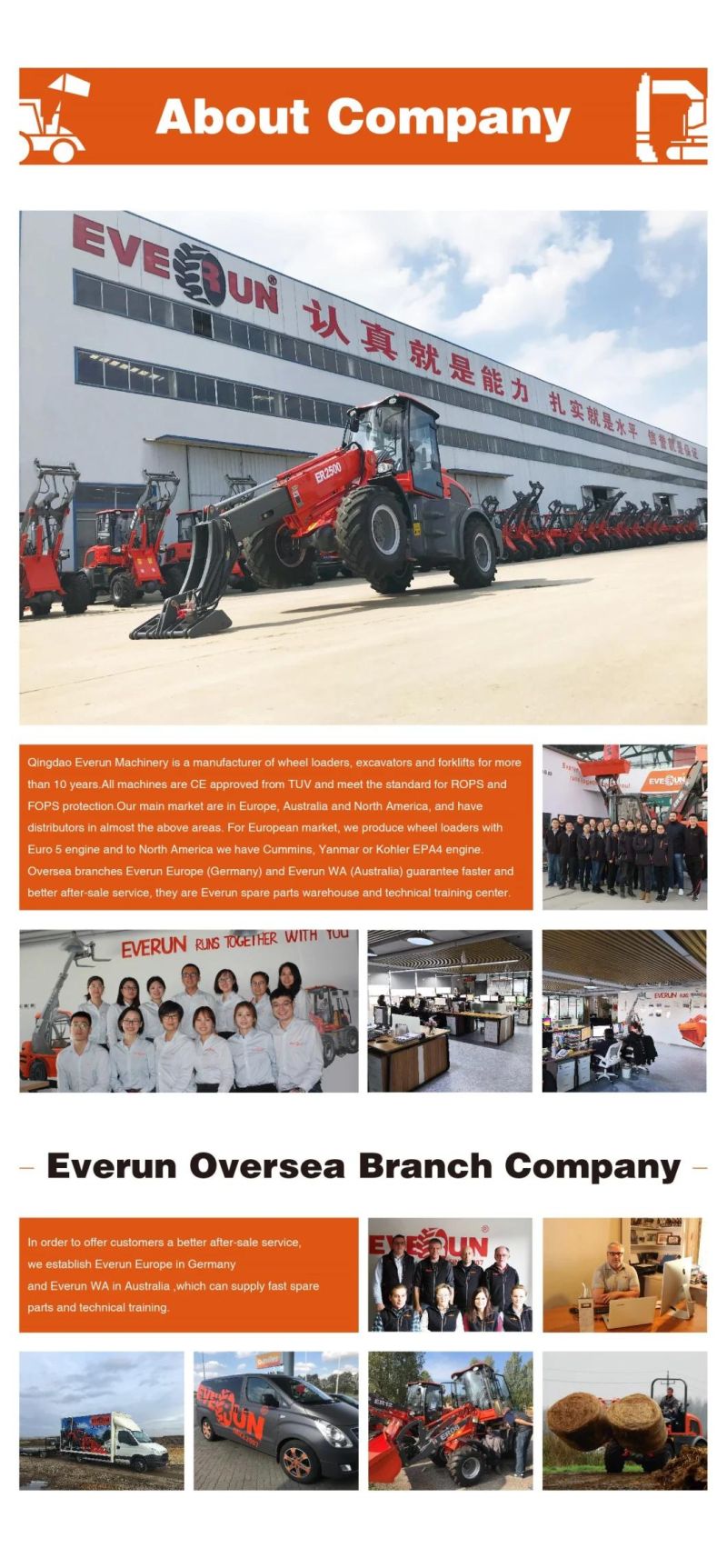 China Factory Price Everun CE Certified Articulated Compact Er1220 1.2ton Farm Bucket Shovel Construction Equipment Machinery Small Mini Wheel Loader for Sale