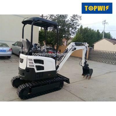 Multifunctional Mini 2ton Tailless Earth CE/EPA Crawler Excavator High Efficiency for Garden Works with 0.06m3 Bucket for Sale