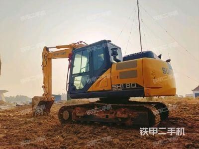 Used Mini Medium Backhoe Excavator Doushan Sh130-6 Construction Machine Second-Hand