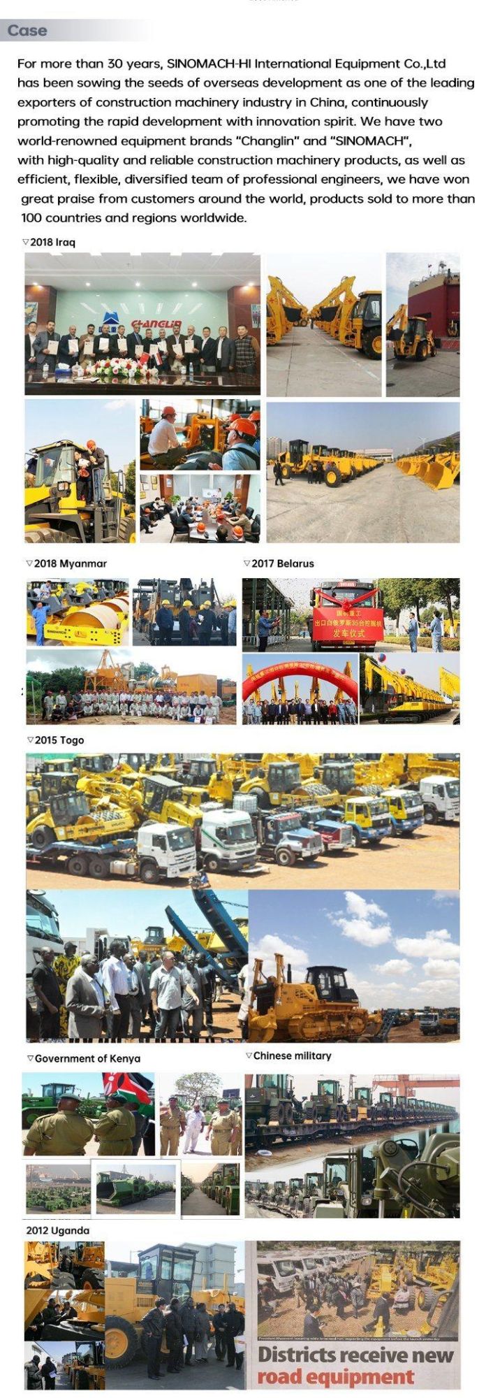 Changlin Official Py130h 130HP Multifunction Small Mini Medium Motor Grader Road Construction Similar to Cat120 with Ripper