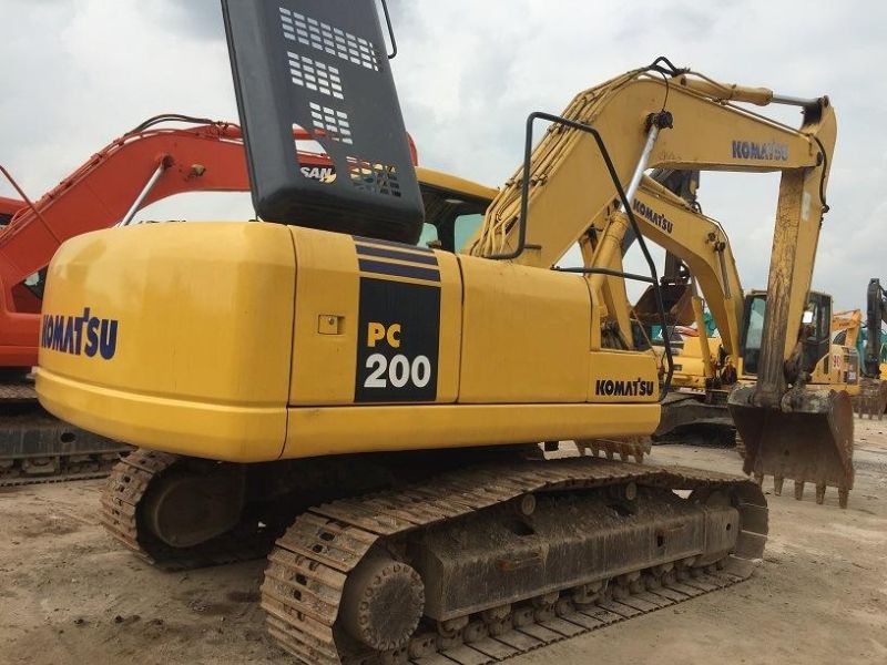 Japan Origin Komatsu Excavator PC200-7 PC200 Crawler 20t Excavator