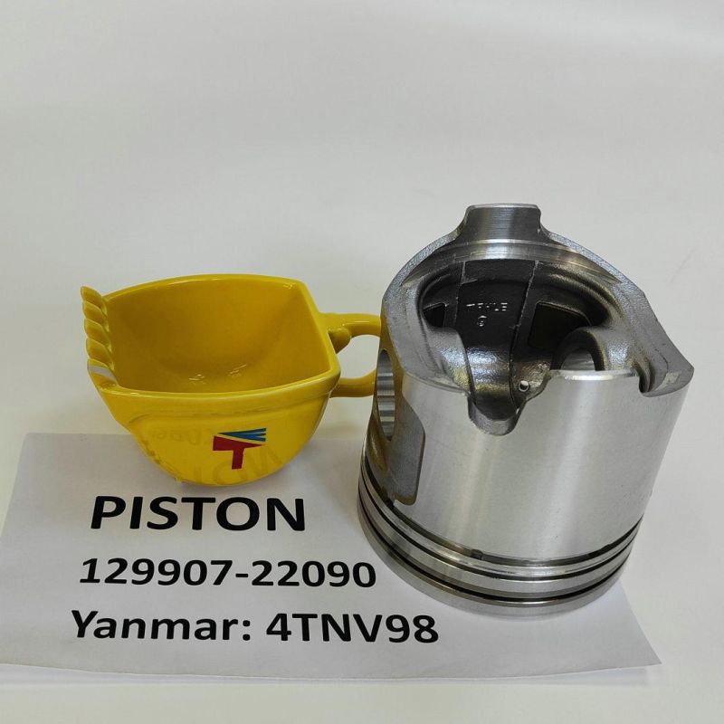 High-Performance Diesel Engine Engineering Machinery Parts Piston Ym129907-22090 for Engine Parts 4tnv98 4tnv88 Generator Set