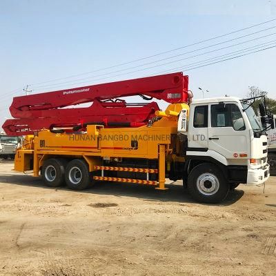Putzmeister 38m Chinese Second Hand Truck Mounted Concrete Pump