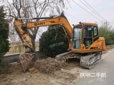 Used Mini Medium Backhoe Excavator Sany Sy75c Construction Machine Second-Hand