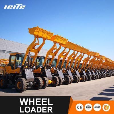 Loading 0.8-5 Ton Thick Steel Plate Cheap Telescopic Front End Wheel Loaders Mini Loader Price