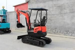 Rotary Hydraulic Crawler Micro Digger with Rubber Track in Good Package