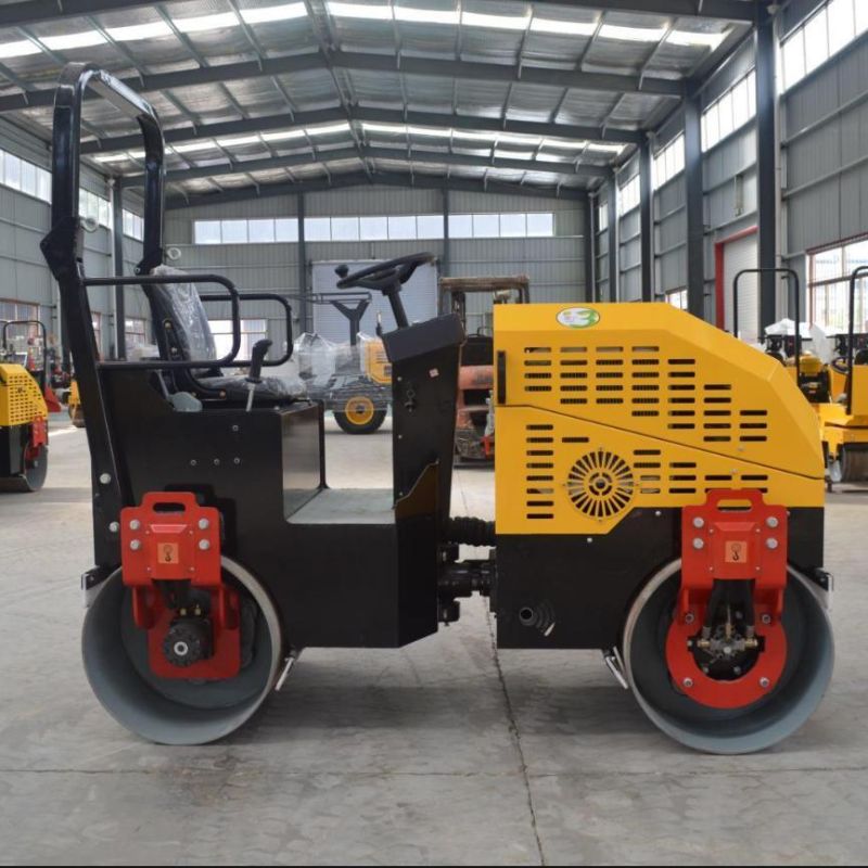 Pme-R2000 2ton Hydraulic Double Wheels Drive Ride-on Road Roller