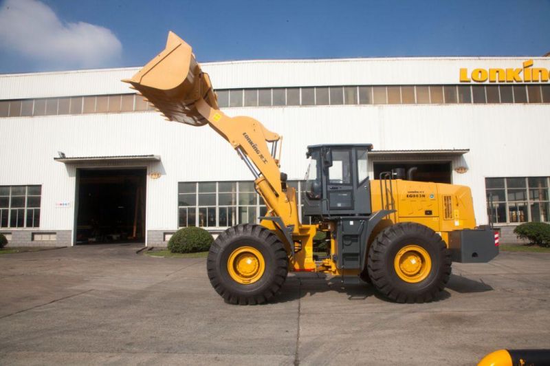 Lonking 5t 6 Tons 7 Ton Front Wheel Loader for Coal/Mine/Log