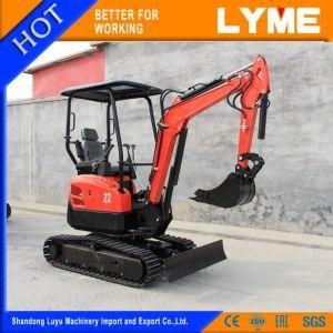 Convenient and Sturdy 1 Ton Mini Excavator Industrial and Agricultural Integrated